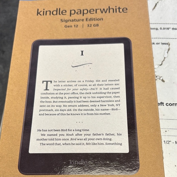 Kindle Paperwhite Signature Edition - Black